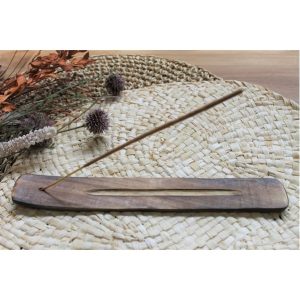 Porte Encens Baton en Bois de Manguier