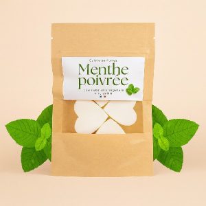 Sachet 4 fondants Parfum Menthe Poivrée 20gr