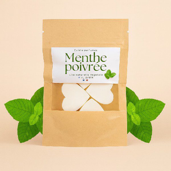 Sachet 4 fondants Parfum Menthe Poivrée 20gr