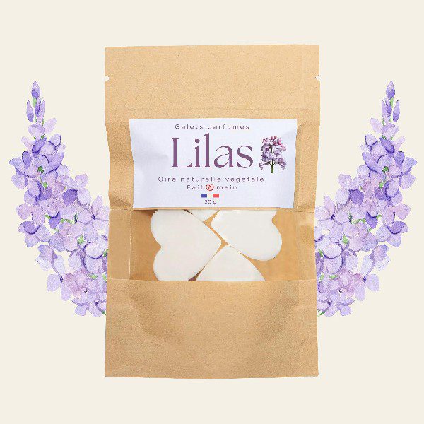 Sachet 4 fondants Parfum Lilas 20gr