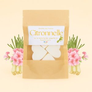 Sachet 4 fondants Parfum Citronnelle 20gr