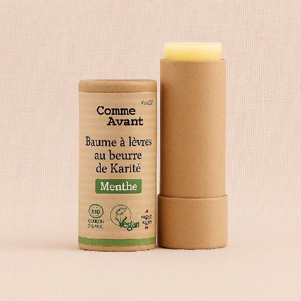 Baume à lèvres bio Karité Menthe Comme Avant