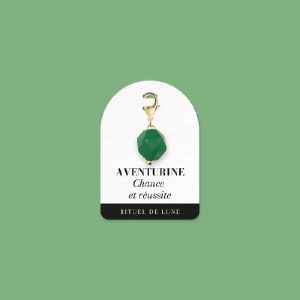 Charm's en Pierre Aventurine verte