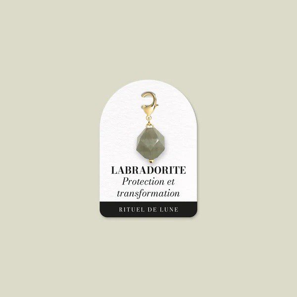 Charm's Pierre de Labradorite Eponge énergétique