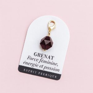 Charm's de Pierre Grenat Rouge