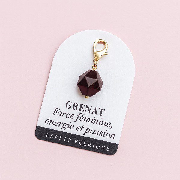 Charm's de Pierre Grenat Rouge