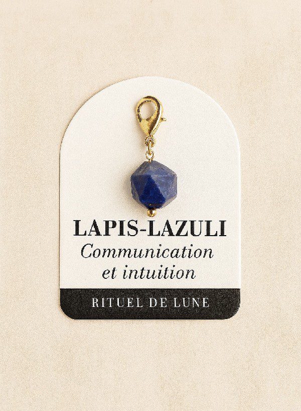 Charm's en Pierre de Lapis Lazuli