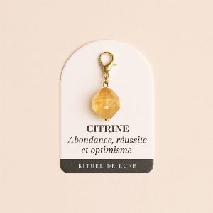 Charm's Citrine Naturelle Energie positive