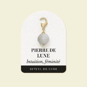 Charm’s pierre de lune  – Intuition et Féminité