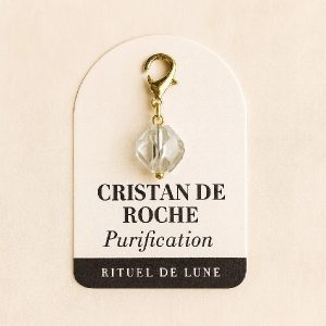 Charm’s en cristal de roche – Énergie pure et clarté