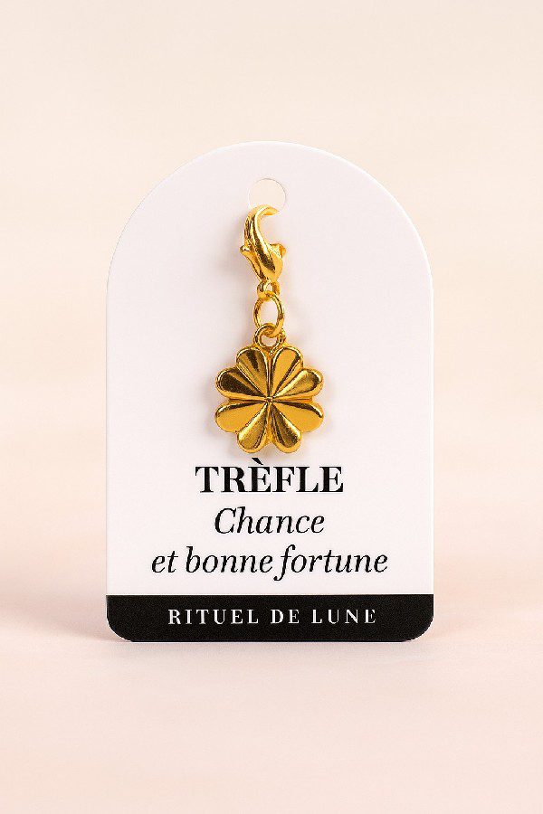 Charm's Trèfle -  Porte-Bonheur Doré
